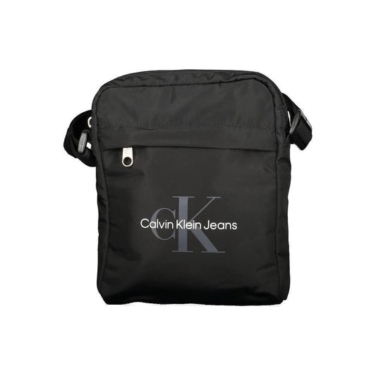 Calvin Klein Black Polyester Men Shoulder Bag