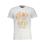 Cavalli Class White Cotton Men T-Shirt