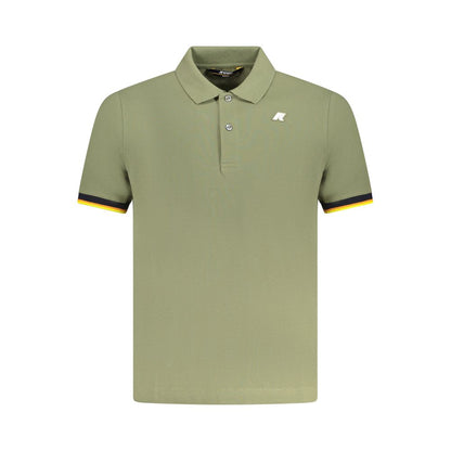 K-WAY Green Cotton Polo Shirt