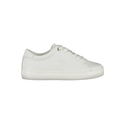 Tommy Hilfiger White Leather Women Sneaker