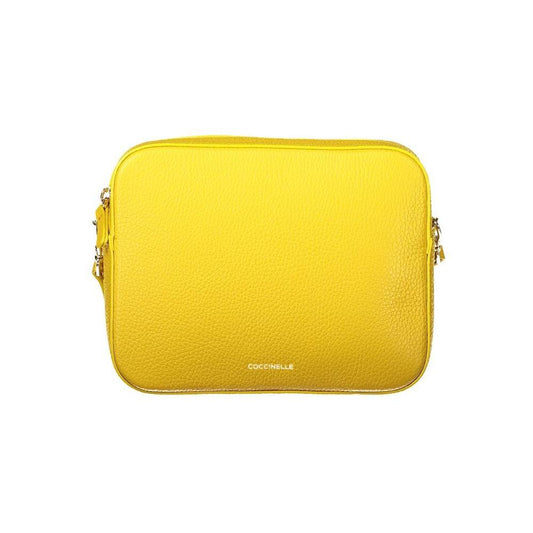 Coccinelle Yellow Leather Women Handbag