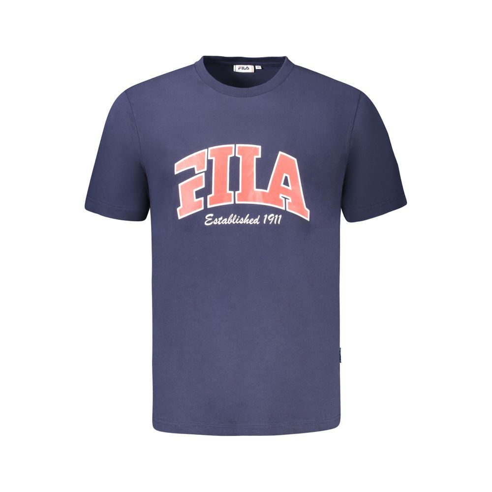 Fila Blue Cotton T-Shirt