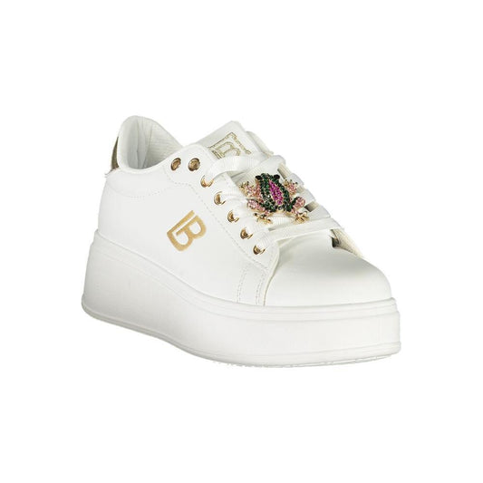 Laura Biagiotti White Synthetic Women Sneaker