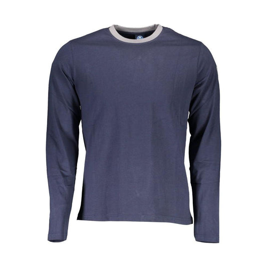 North Sails Blue Cotton Men T-Shirt