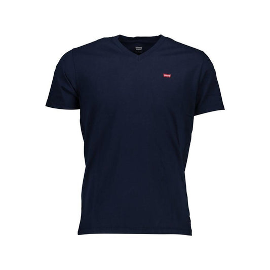 Levi's Blue Cotton Men T-Shirt