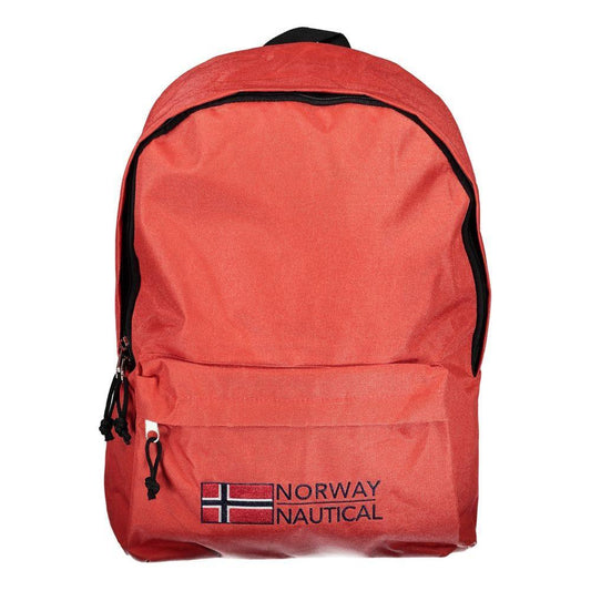 Norway 1963 Red Polyester Men Backpack NO-38068