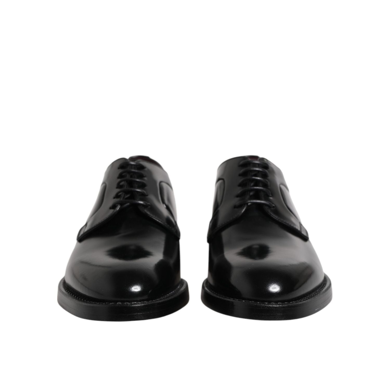 Dolce & Gabbana Black Leather Lace Up Derby Dress Formal Shoes
