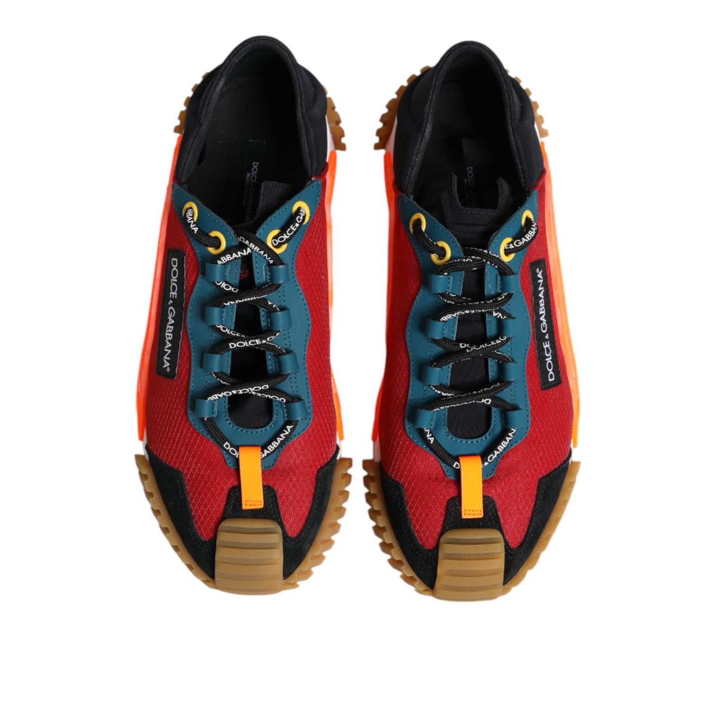 Dolce & Gabbana Multicolor Logo Low Top NS1 Sneakers Shoes