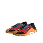 Dolce & Gabbana Multicolor Logo Low Top NS1 Sneakers Shoes