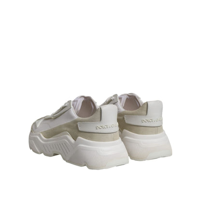 Dolce & Gabbana White Low Top Daymaster Men Sneakers Shoes