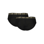 Cavalli Class Black Cotton Men Underwear