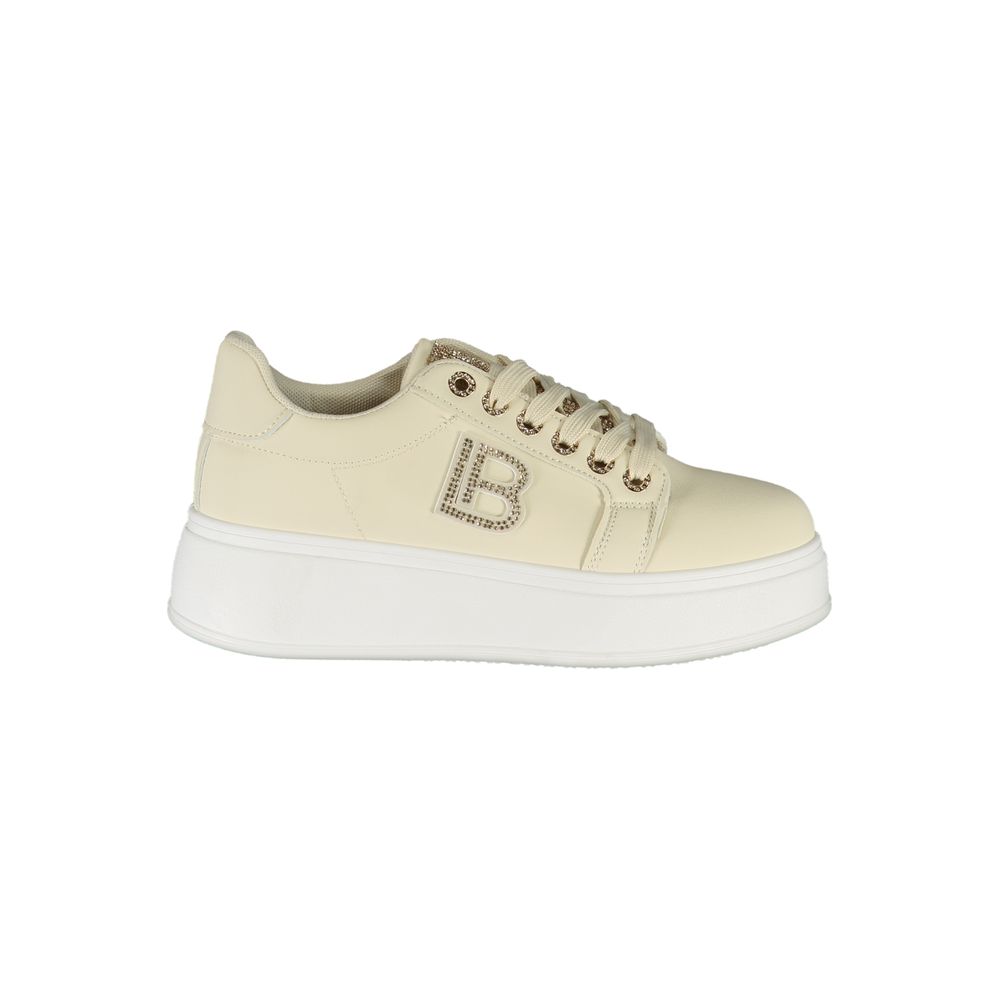 Laura Biagiotti Beige Polyester Sneaker