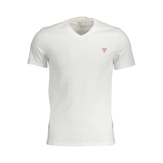 Guess Jeans White Cotton T-Shirt