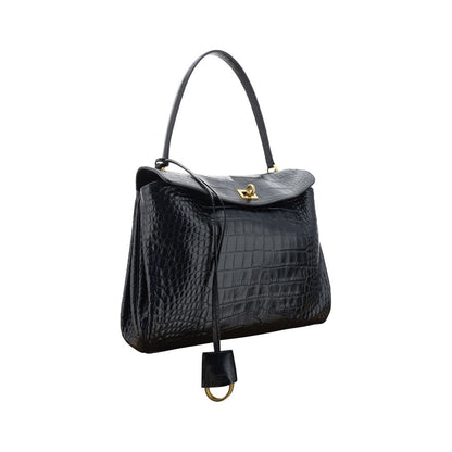 Balenciaga Black Calf Leather Bos Taurus Handbag