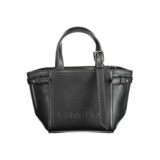 Calvin Klein Black Polyester Handbag