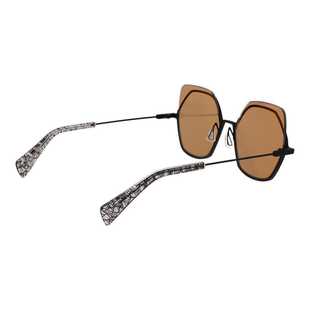 Yohji Yamamoto Gold Unisex Sunglasses YO-1058023