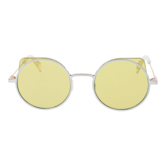 Yohji Yamamoto White Unisex Sunglasses