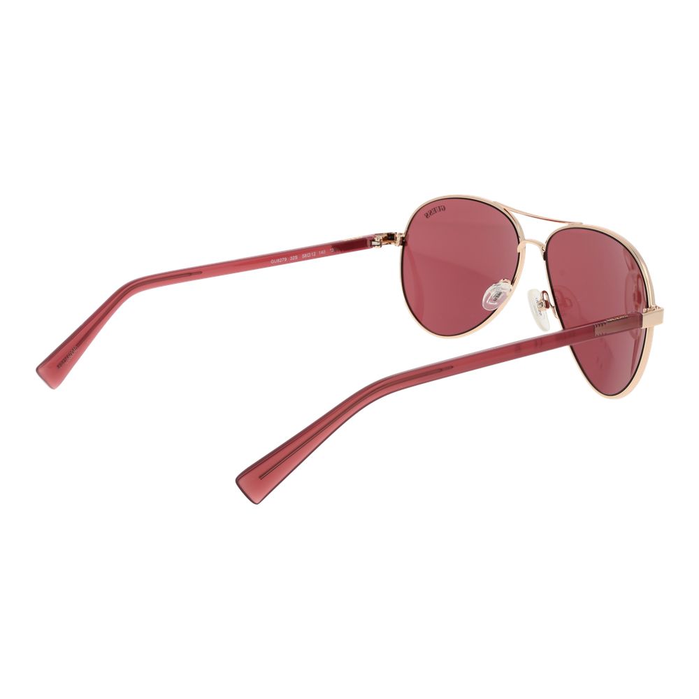 Guess Gold Metal Sunglasses