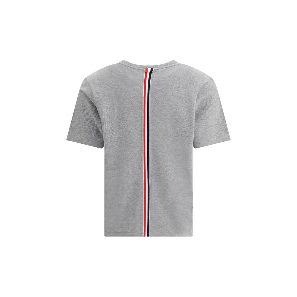 Thom Browne Gray Cotton T-Shirt