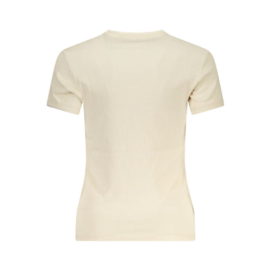 Tommy Hilfiger Beige Cotton Tops & T-Shirt