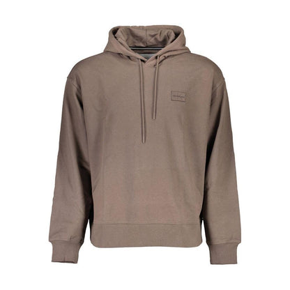 Calvin Klein Brown Cotton Men Sweater