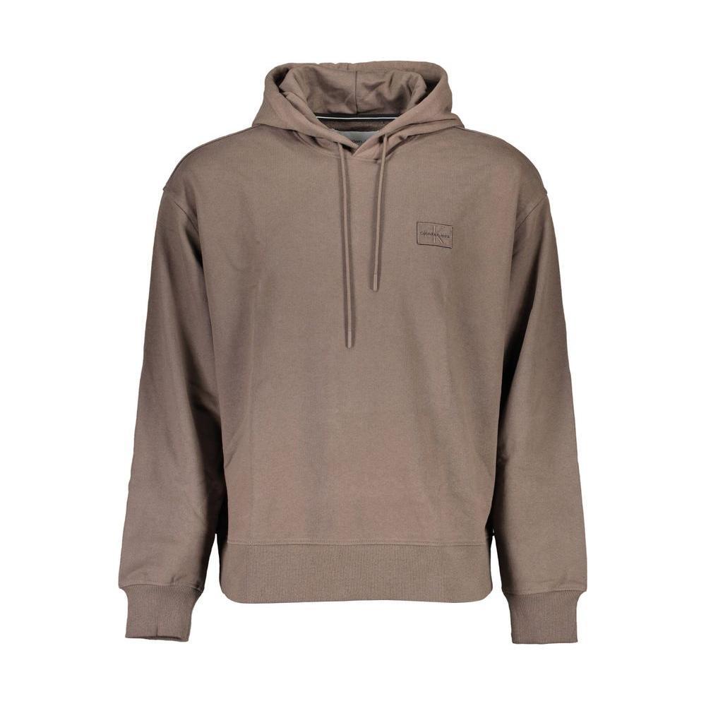 Calvin Klein Brown Cotton Men Sweater