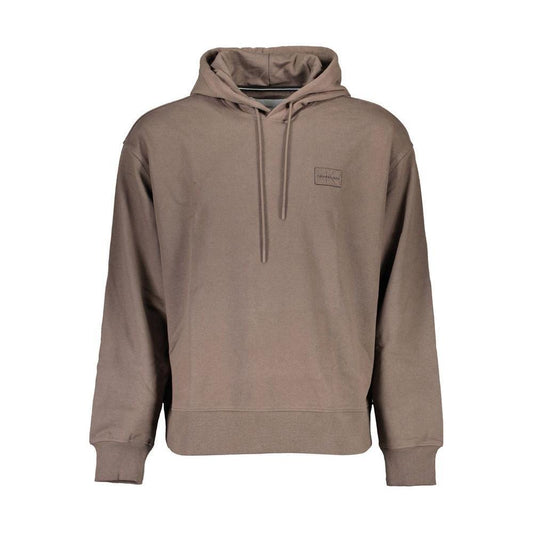 Calvin Klein Brown Cotton Men Sweater