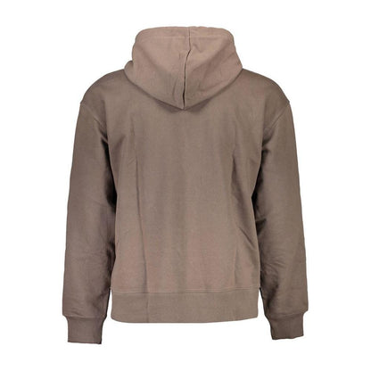 Calvin Klein Brown Cotton Men Sweater