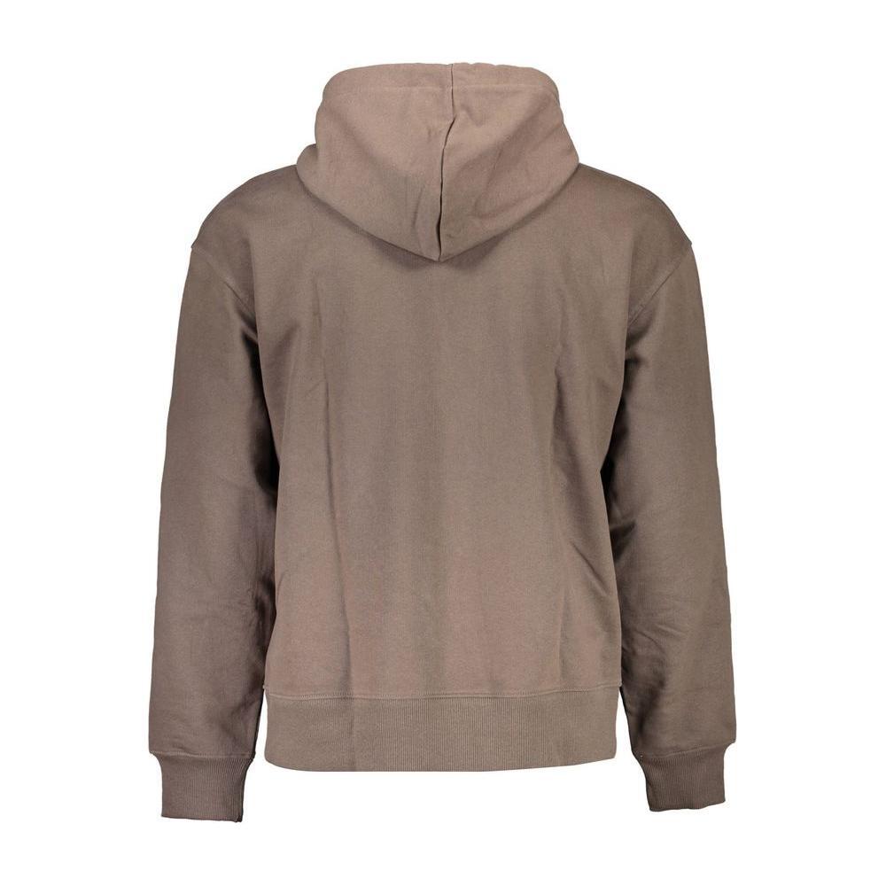 Calvin Klein Brown Cotton Men Sweater