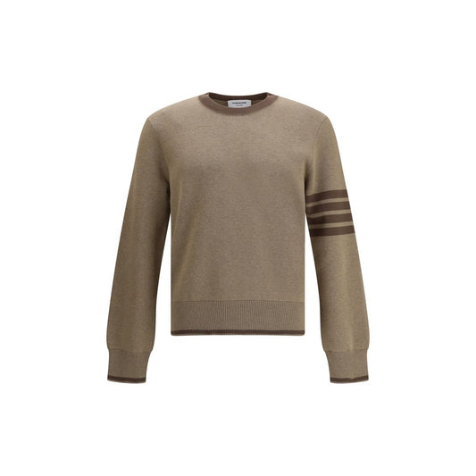Thom Browne Brown Cotton Sweatshirt