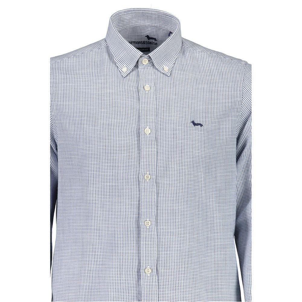 Harmont & Blaine Blue Cotton Shirt