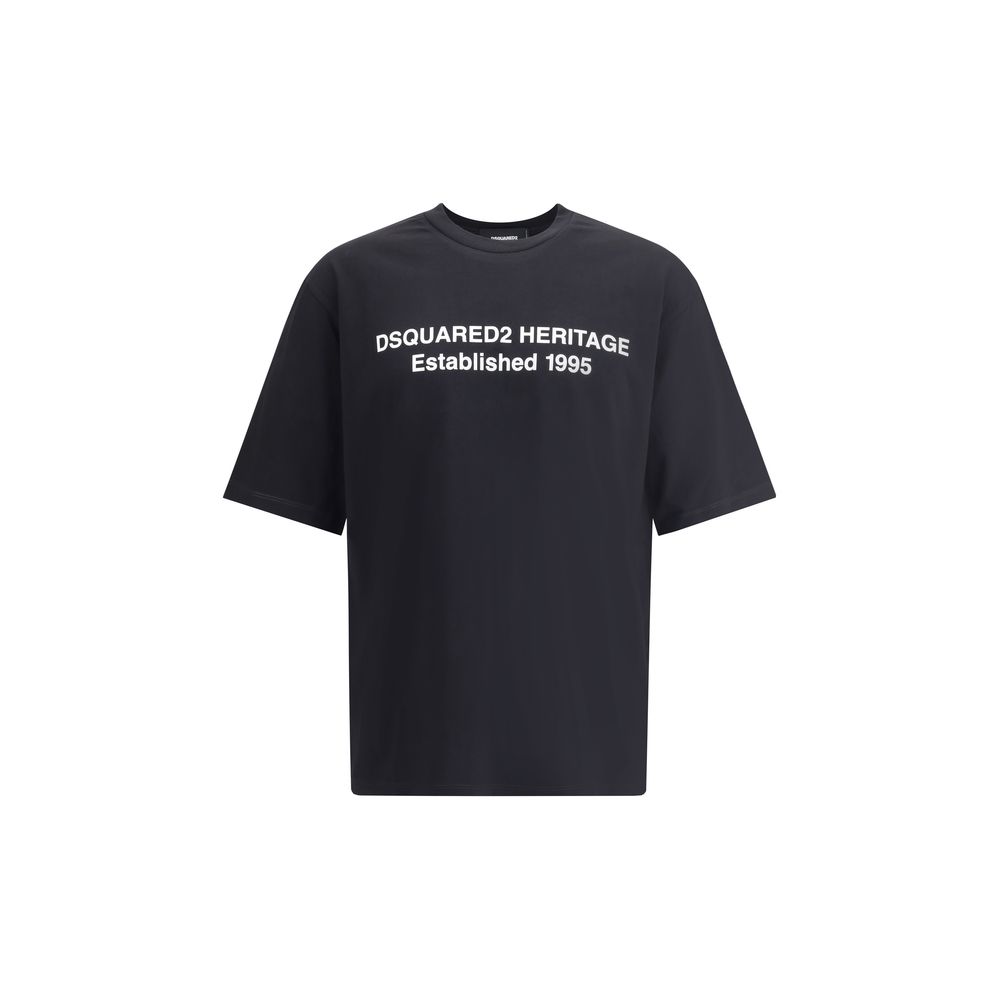 Dsquared² Black Cotton T-Shirt