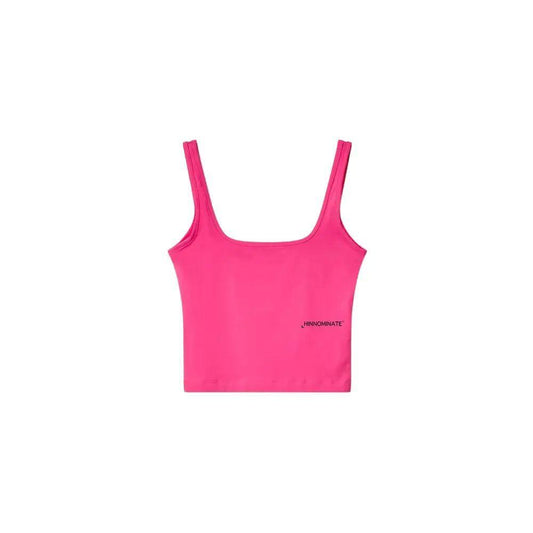 Hinnominate Fuchsia Cotton Tops & T-Shirt HI-15605-XS