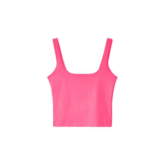 Hinnominate Fuchsia Cotton Tops & T-Shirt HI-15605-XS