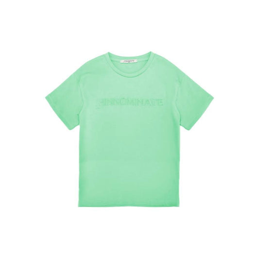 Hinnominate Green Cotton Tops & T-Shirt