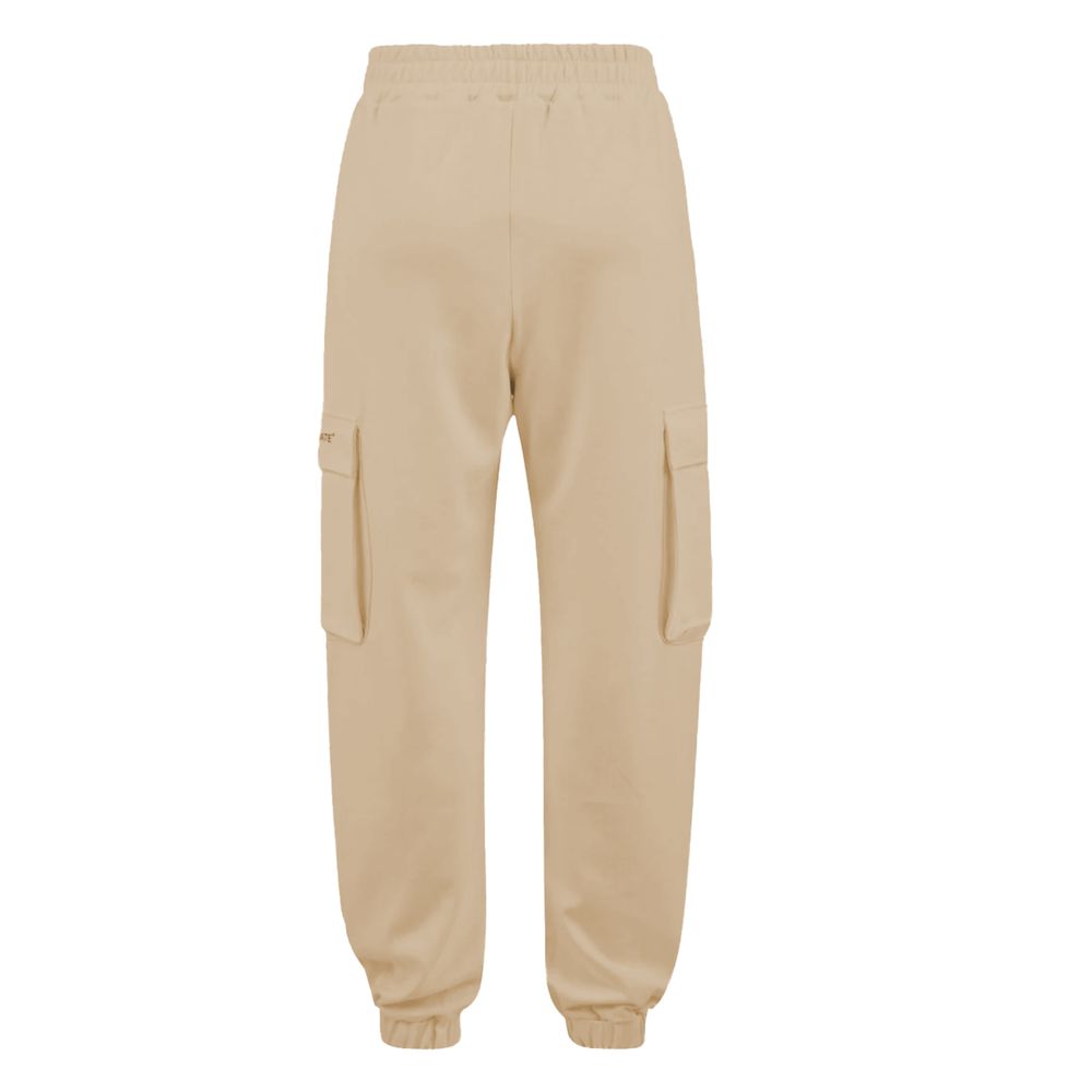 Hinnominate Beige Polyester Women Pants