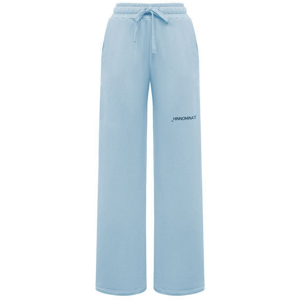 Hinnominate Blue Cotton Women Palazzo Pants