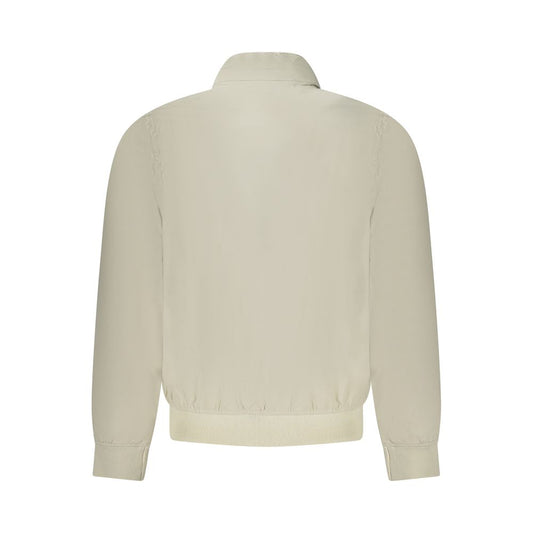 K-WAY Beige Nylon Men Jacket KW-38786-S