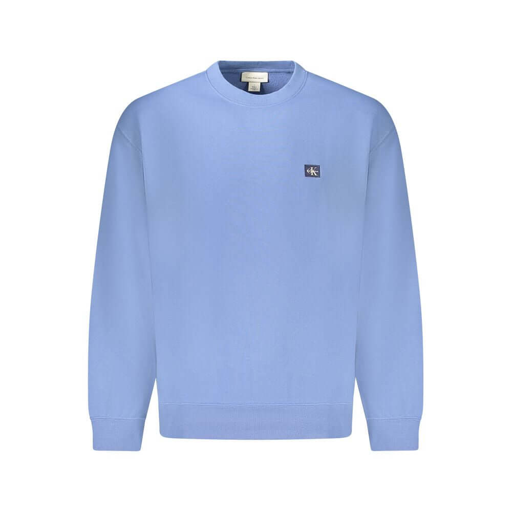 Calvin Klein Blue Cotton Men Sweater