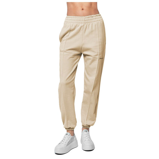 Hinnominate Beige Cotton Women Sweatpant