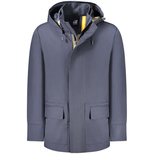 K-WAY Blue Wool Jacket