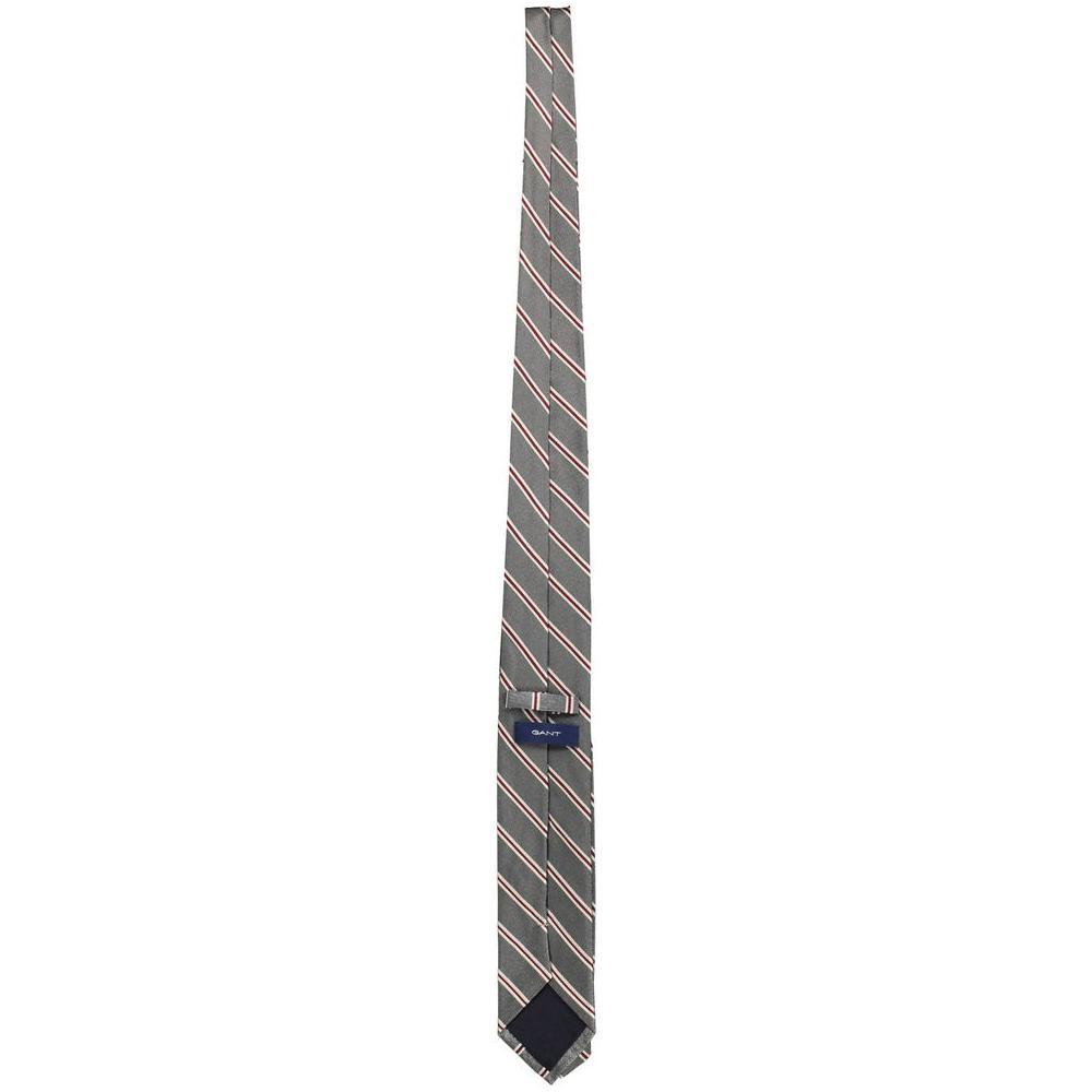 Gant Gray Silk Ties & Bowty