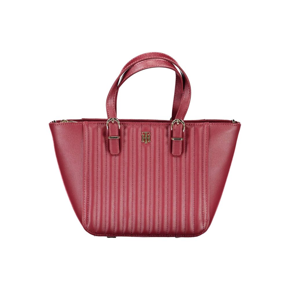 Tommy Hilfiger Red Polyethylene Handbag