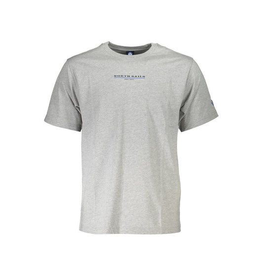 North Sails Gray Cotton T-Shirt