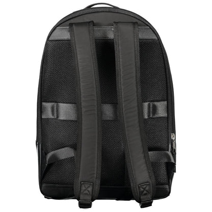 Tommy Hilfiger Black Polyester Backpack