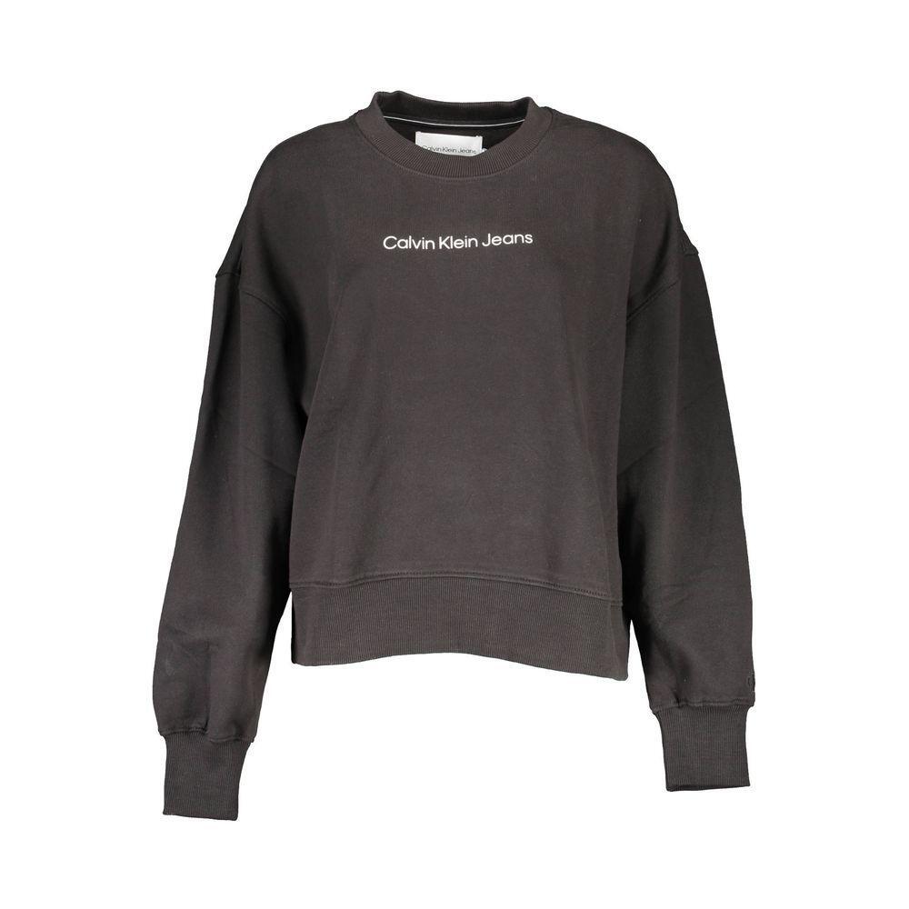 Calvin Klein Black Cotton Sweatshirt