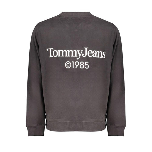 Tommy Hilfiger Black Cotton Men Sweater