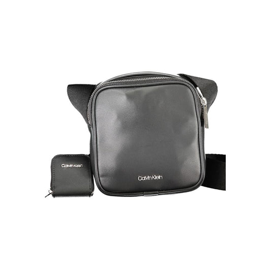 Calvin Klein Black Polyurethane Men Shoulder Bag 1728,67403481248,Bags,Black,Calvin Klein,Men,New with tags,Shoulder Bags - Bags