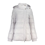 Patrizia Pepe White Polyamide Jackets & Coat PA-25622-40
