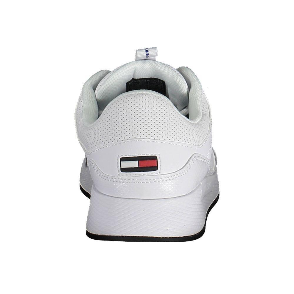 Tommy Hilfiger White Polyester Sneaker TO-26355-EU46